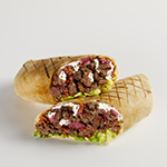 beef shawarma wrap beef shawarma wrap