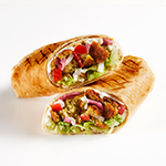 falafel wrap philly cheese steak wrap