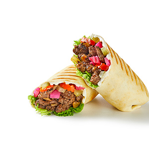 lamb shawarma wrap