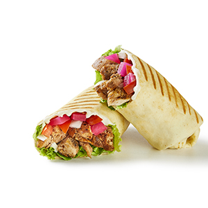 chicken shawarma wrap